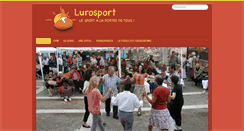 Desktop Screenshot of lurosport.org