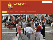 Tablet Screenshot of lurosport.org